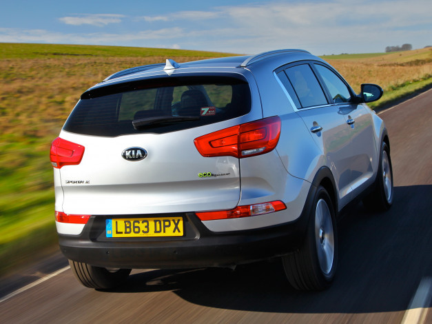 Обои картинки фото автомобили, kia, 2013, uk-spec, ecodynamics, sportage