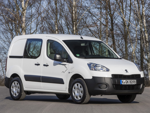 Обои картинки фото автомобили, peugeot, electric, 2013, partner, van