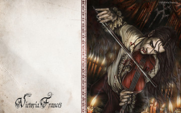 Картинка фэнтези вампиры музыка скрипка кровь вампир мужчина рисунок готика виктория франсез