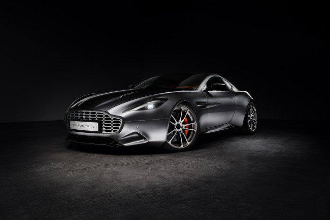 Обои картинки фото автомобили, aston martin, thunderbolt, aston, martin, темный, 2015, by, galpin