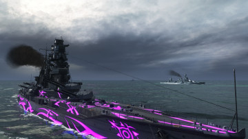 обоя видео игры, world of warships, корабль, море