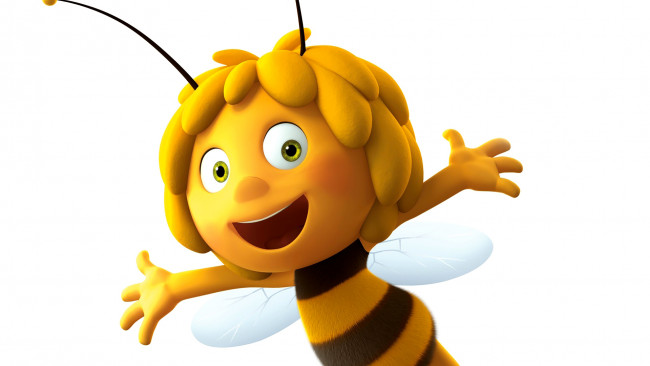 Обои картинки фото maya the bee movie, мультфильмы, maya the bee – movie, пчелка, maya, the, bee, movie