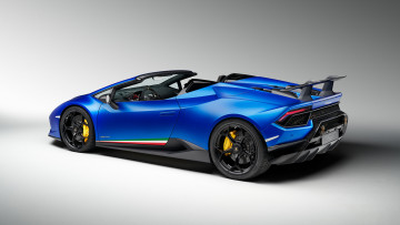 Картинка lamborghini+huracan+spyder+performante+2019 автомобили lamborghini blue 2019 performante huracan spyder