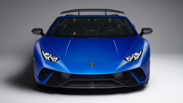 Картинка lamborghini+huracan+spyder+performante+2019 автомобили lamborghini blue 2019 performante spyder huracan