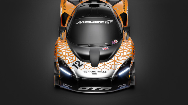 Обои картинки фото mclaren senna gtr concept , 2018, автомобили, mclaren, концепт, гонка, concept, спорт, senna, gtr