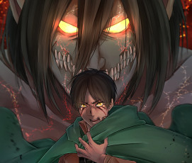 Картинка аниме shingeki+no+kyojin attack on titan