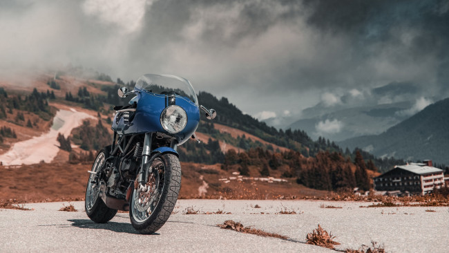 Обои картинки фото мотоциклы, ducati, monster, 1000