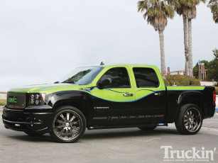 Картинка 2010 gmc sierra hybrid автомобили custom pick up