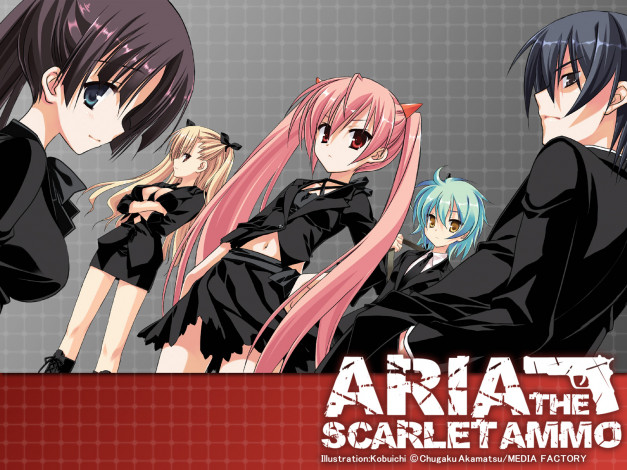 Обои картинки фото аниме, aria, the, scarlet, ammo