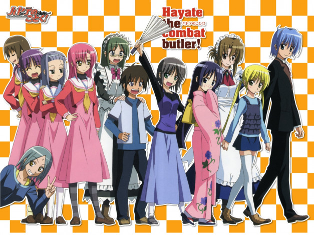 Обои картинки фото hayate, the, combat, butler, аниме, no, gotoku