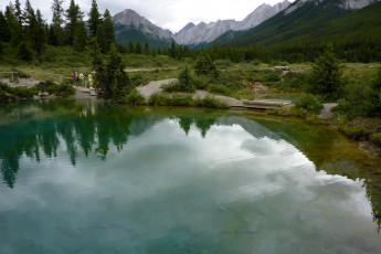 Картинка природа реки озера banff national park canadia