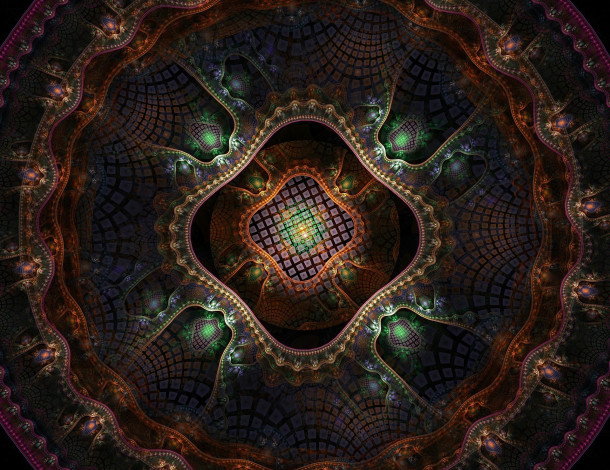 Обои картинки фото 3д, графика, fractal, фракталы, узор, цвета, фон