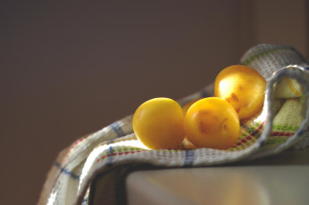 Картинка еда персики сливы абрикосы полотенце