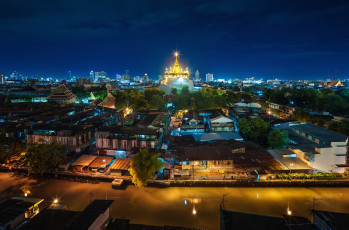 Картинка города бангкок таиланд река