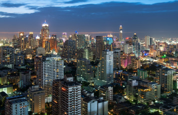 обоя города, бангкок, таиланд, дома, здания