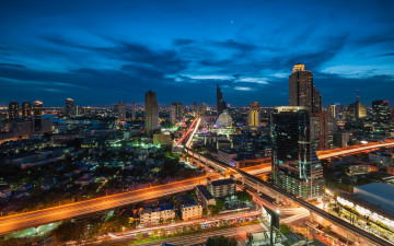 Картинка города бангкок таиланд мегаполис