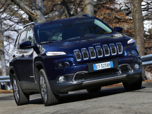 Картинка автомобили jeep 2014 темный kl eu-spec cherokee limited