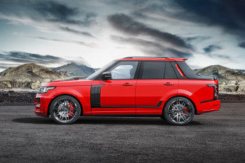 Картинка автомобили range+rover крассный 2015г l405 pickup range rover startech