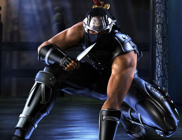 Обои картинки фото видео игры, ninja gaiden, нож, меч, холодное, оружие, ниндзя, ninja, gaiden