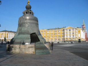 Картинка царь-колокол города москва+ россия кремль москва