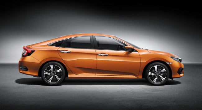 Обои картинки фото автомобили, honda, 2016г, cn-spec, civic