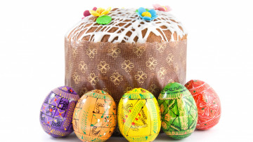 Картинка праздничные пасха белый фон праздники еда кулич Яйца