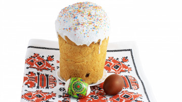 Картинка праздничные пасха праздники кулич Яйца еда