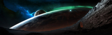 Картинка 3д+графика атмосфера настроение+ atmosphere+ +mood+ вселенная планеты галактика звезды
