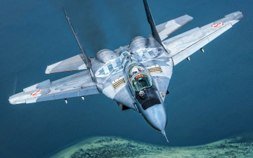 Картинка миг+29 авиация боевые+самолёты миг29 ввс польши fulcrum реактивный истребитель lwf микоян боевой самолет