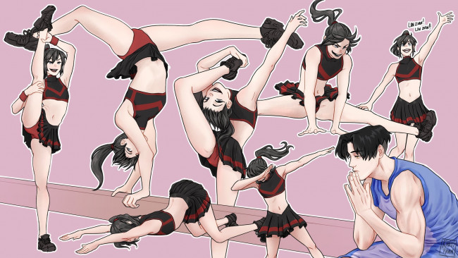 Обои картинки фото аниме, mo dao zu shi, вэй, усянь, лань, ванцзы, девушка, спорт