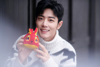 Картинка мужчины xiao+zhan актер свитер игрушка