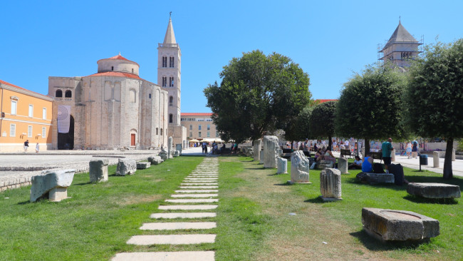 Обои картинки фото church of st donatus, zadar, croatia, города, - католические соборы,  костелы,  аббатства, church, of, st, donatus