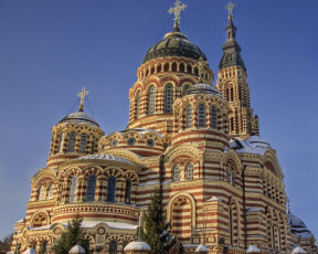 обоя kharkov, города, православные, церкви, монастыри