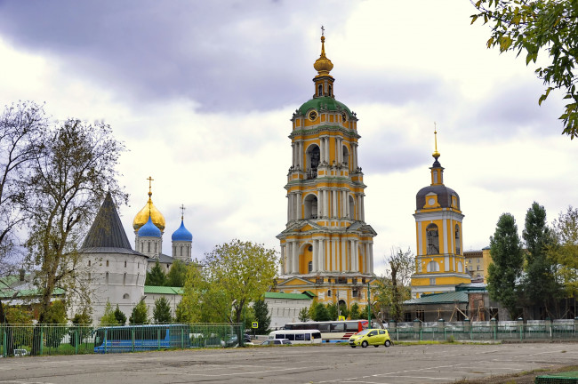 Обои картинки фото новоспасский монастырь в москве, города, москва , россия, новоспасский, монастырь