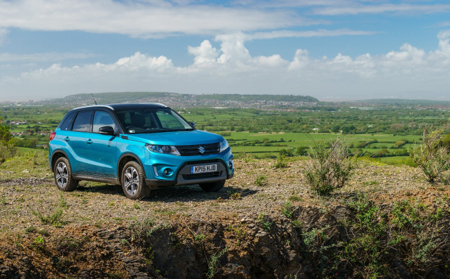 Обои картинки фото автомобили, suzuki, 2015г, uk-spec, vitara