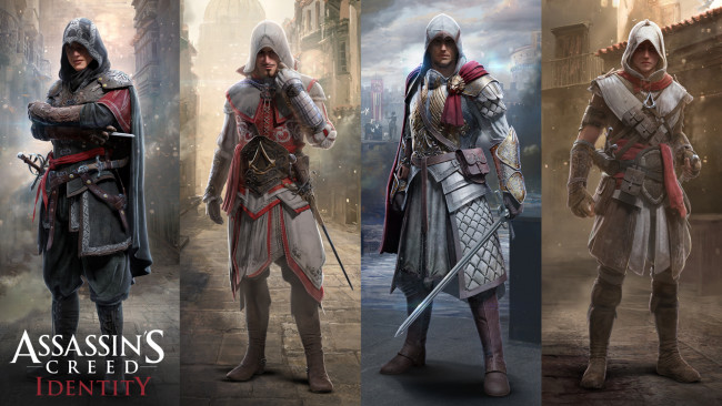 Обои картинки фото assassin`s creed, identity, видео игры,  identity, assassin's, creed, мобильная, шутер, action