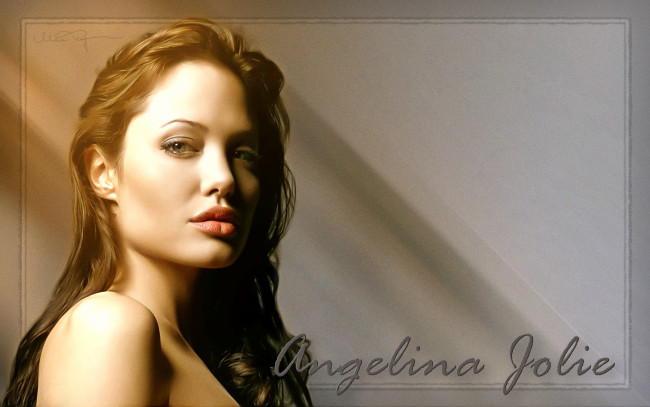 Обои картинки фото angelina jolie, девушки, сша, актриса