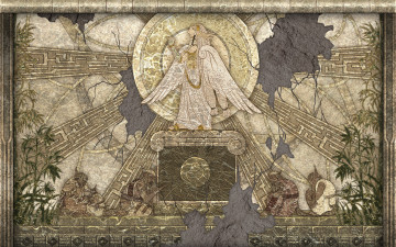 Картинка разное рельефы +статуи +музейные+экспонаты ангел солнце постамент фреска