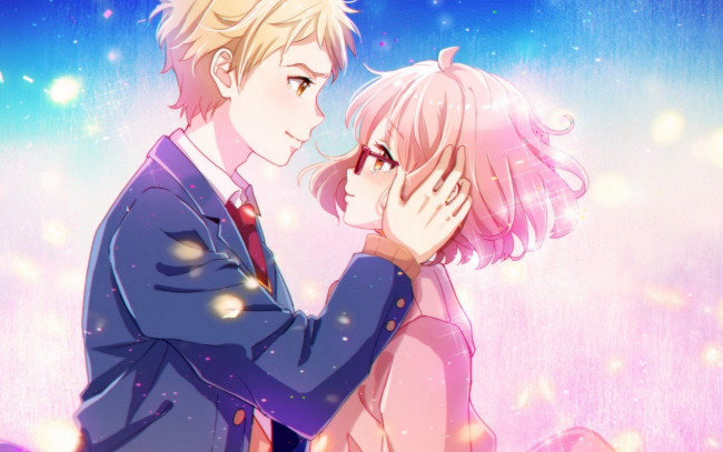 Обои картинки фото аниме, kyoukai no kanata, пара