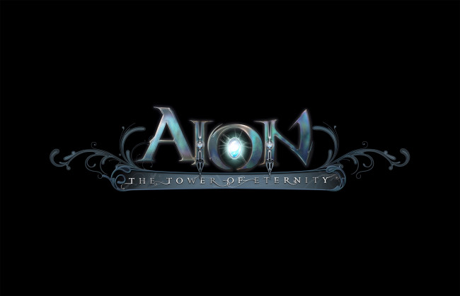 Обои картинки фото видео игры, aion,  the tower of eternity, название, логотип