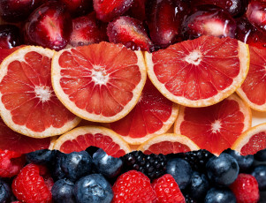 обоя еда, фрукты,  ягоды, ягоды, апельсины