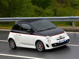 Картинка abarth 500c 2010 автомобили fiat