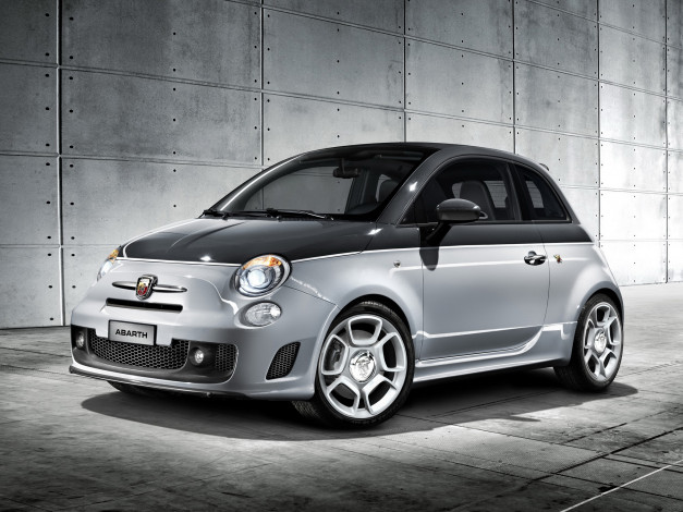 Обои картинки фото abarth, 500c, 2010, автомобили, fiat