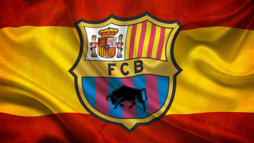 обоя fc, barcelona, разное, флаги, гербы, flags, фк, барселона, барса, испания