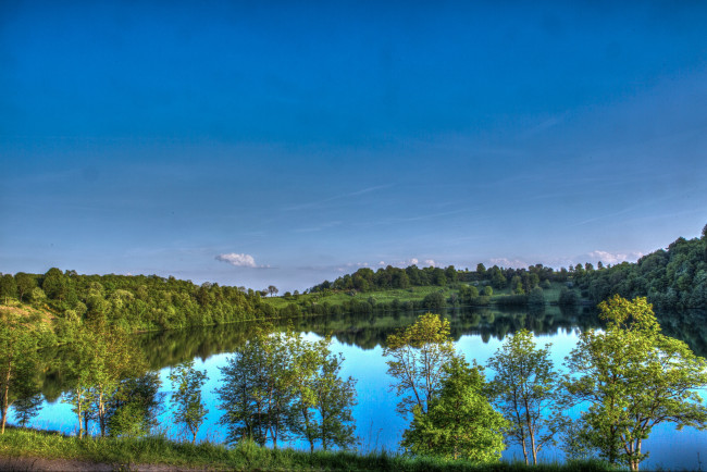 Обои картинки фото германия, эльшайд, природа, реки, озера, река, деревья