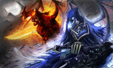 Картинка видео+игры darksiders +wrath+of+war всадники апокалипсиса нефилимы демоны смерть война demon war death