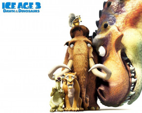 Картинка ice age dawn of the dinosaurs мультфильмы