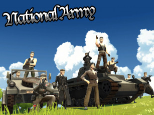 Картинка battlefield heroes видео игры джип оружие танк солдаты