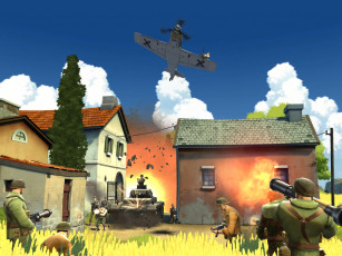 Картинка battlefield heroes видео игры солдаты война war
