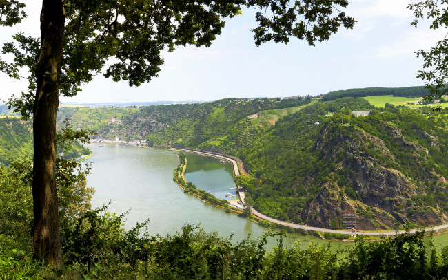 Обои картинки фото германия, урбар, природа, реки, озера, река, панорама